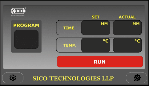 Industrial Temperature controller with 4.3 Touch Display and Advance PID control for INDUCTION FURNACE